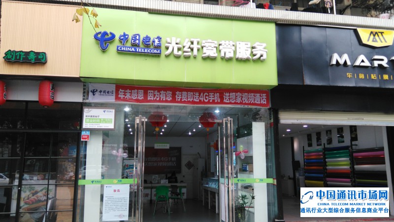 双丰路电信营业厅店招