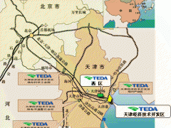 天津经济技术开发区区位图